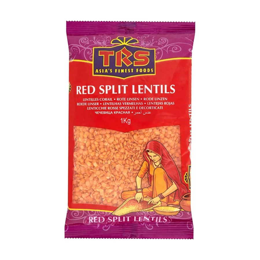 Red Split Lentils (TRS) 1Kg.