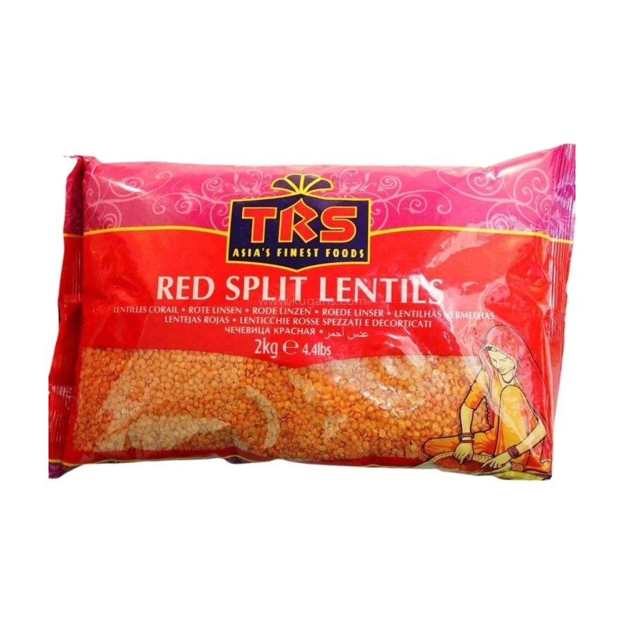 Red Split Lentils (TRS) 2Kg.