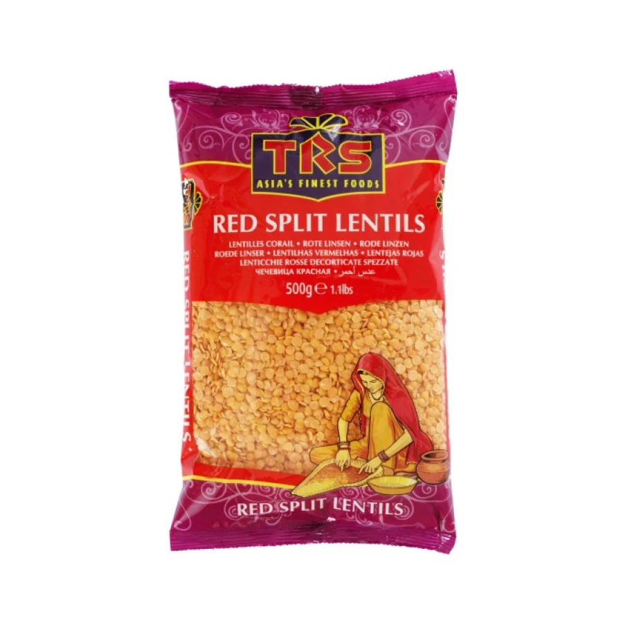 Red Split Lentils (TRS) 500g.